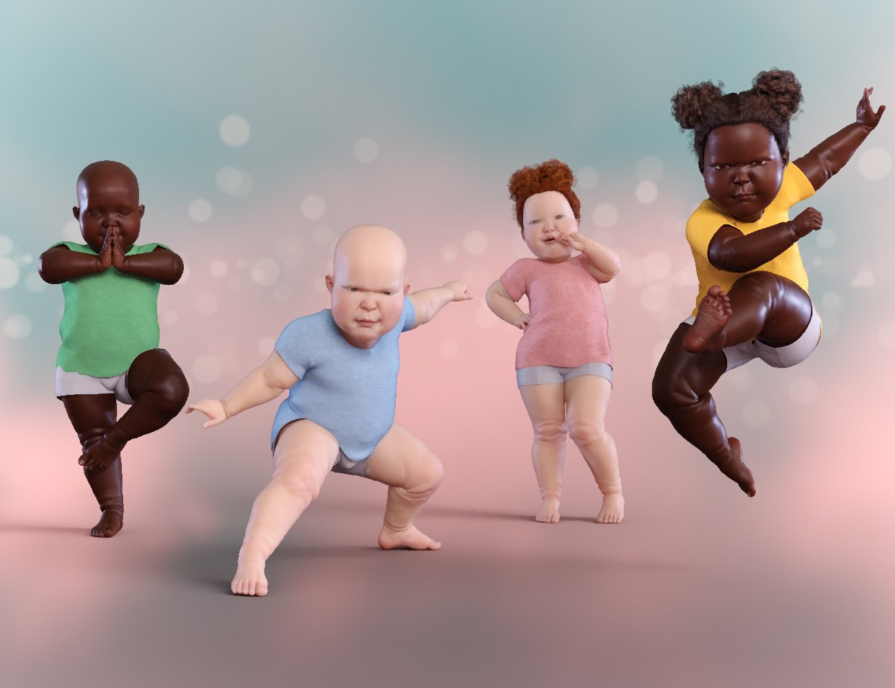 Little Darling Poses and Expressions for Tobyn and Caryn Little Darling Poses and Expressions for Tobyn and Caryn by: lunchlady, 3D Models by Daz 3D