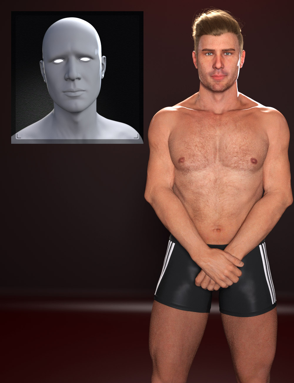 M3D HD Hero Shapes for Michael 8 M3D HD Hero Shapes for Michael 8 by: Male-M3dia, 3D Models by Daz 3D