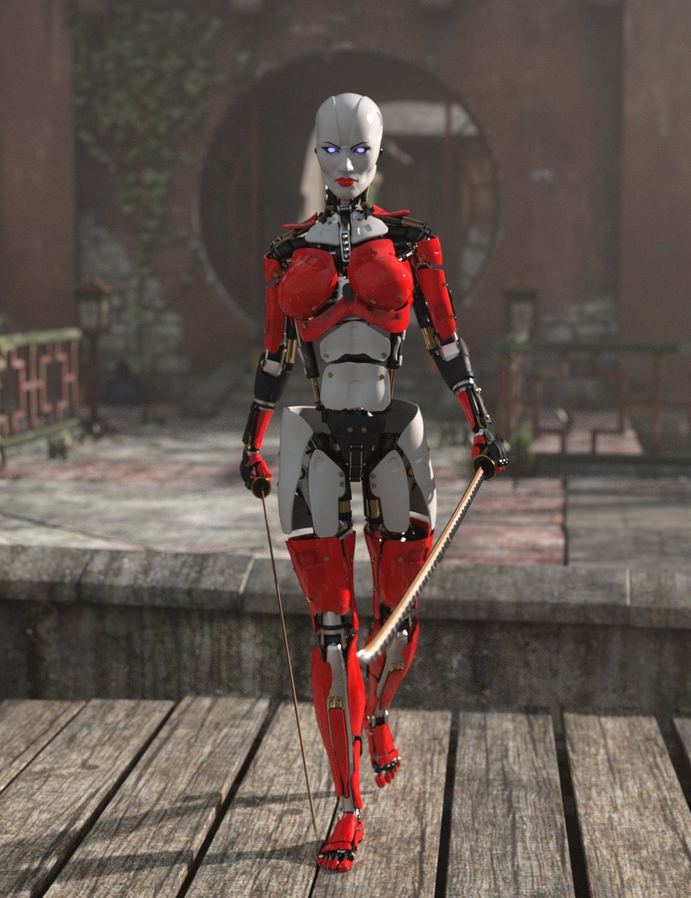 Tenshi for Cyborg Generation 8 Female by: DzFire, 3D Models by Daz 3D