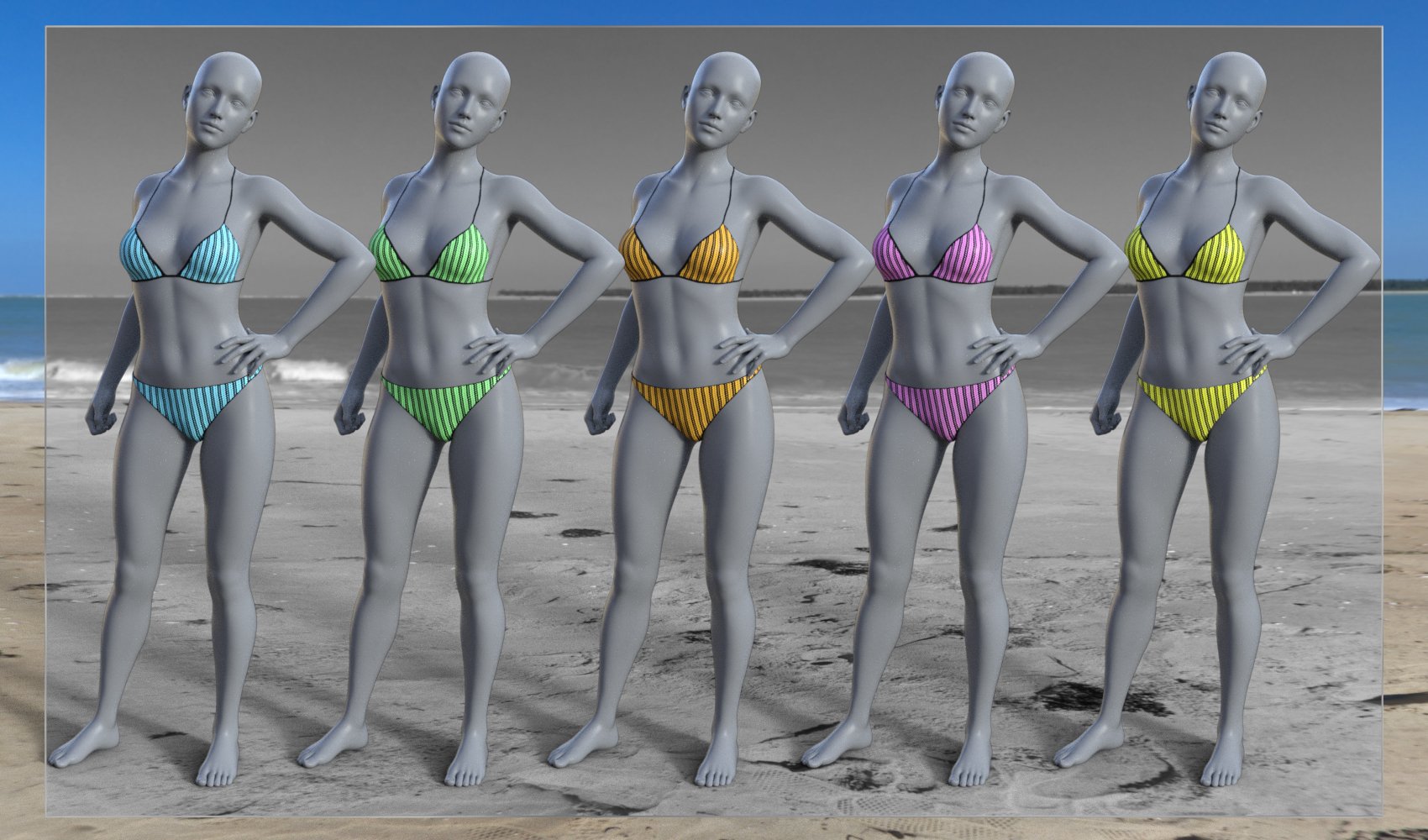 JW Swimsuit Set for Genesis 8 by: JWolf, 3D Models by Daz 3D