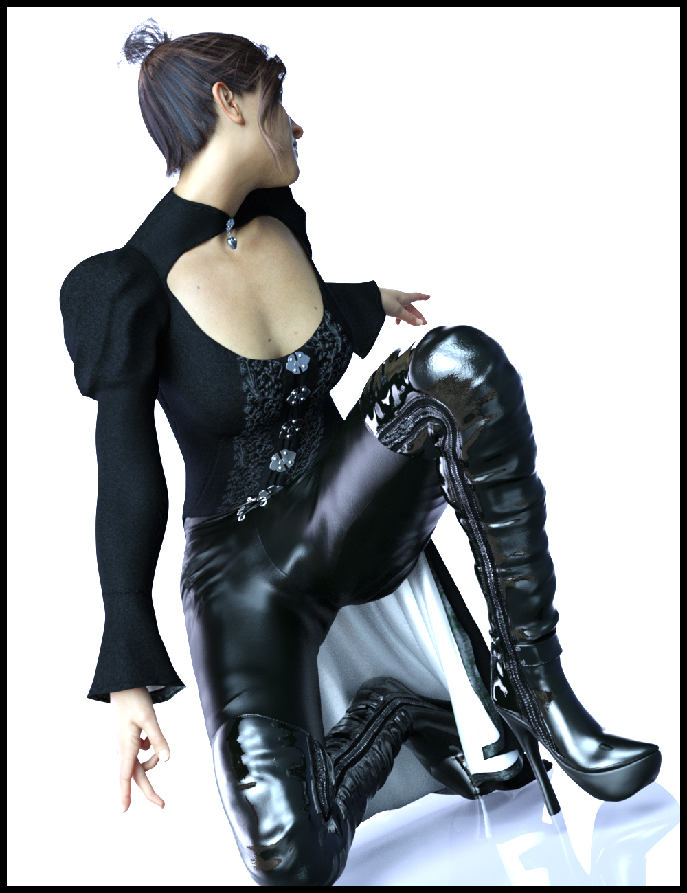 dForce ElisaXlook for Genesis 8 Female(s) by: Nathy Design, 3D Models by Daz 3D