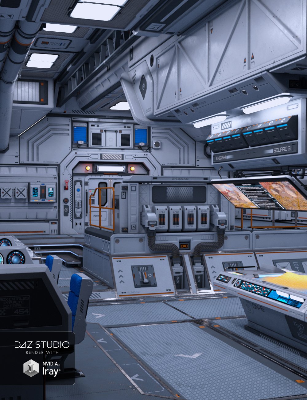 Solaris Control Cabin by: petipet, 3D Models by Daz 3D