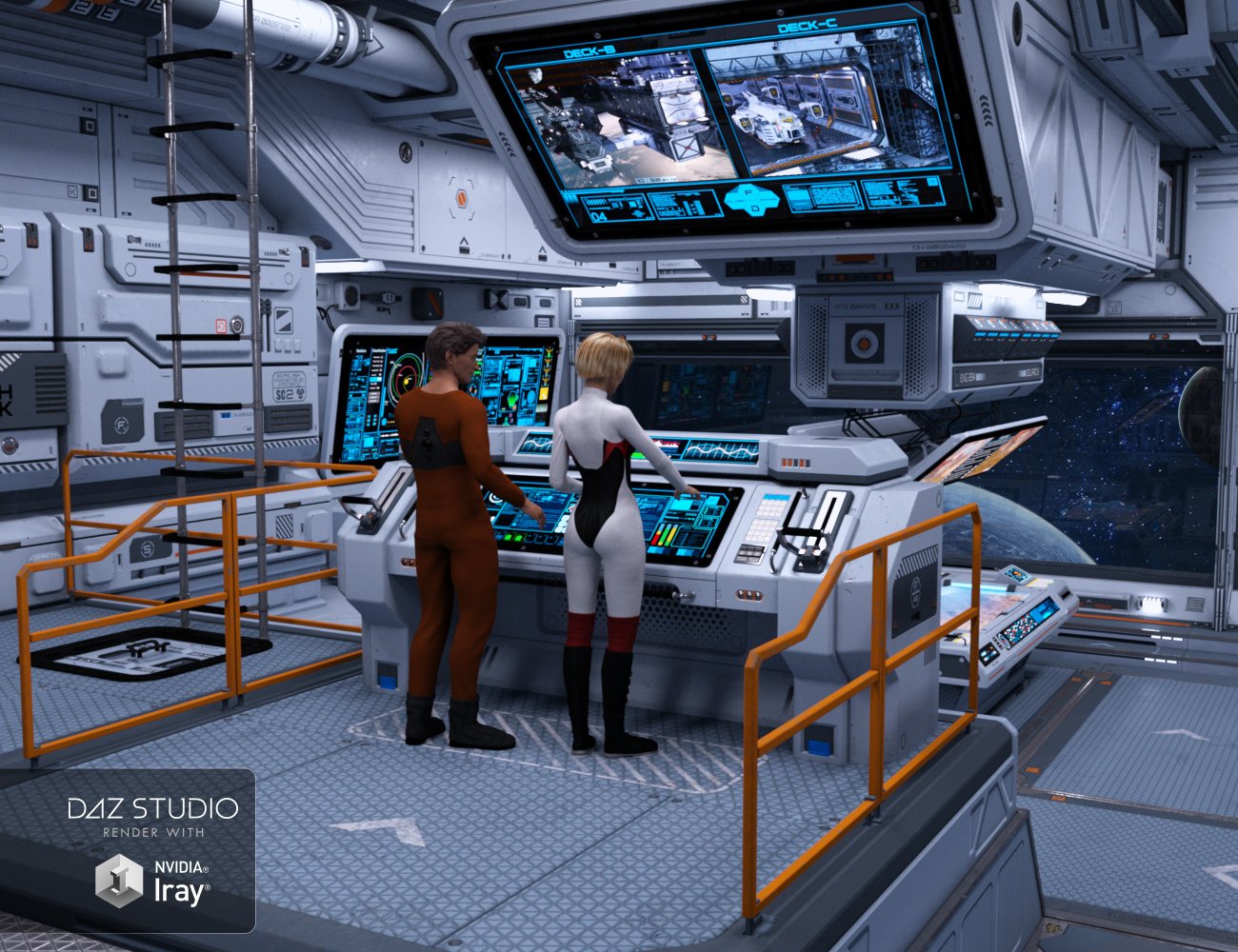 Solaris Control Cabin Solaris Control Cabin by: petipet, 3D Models by Daz 3D