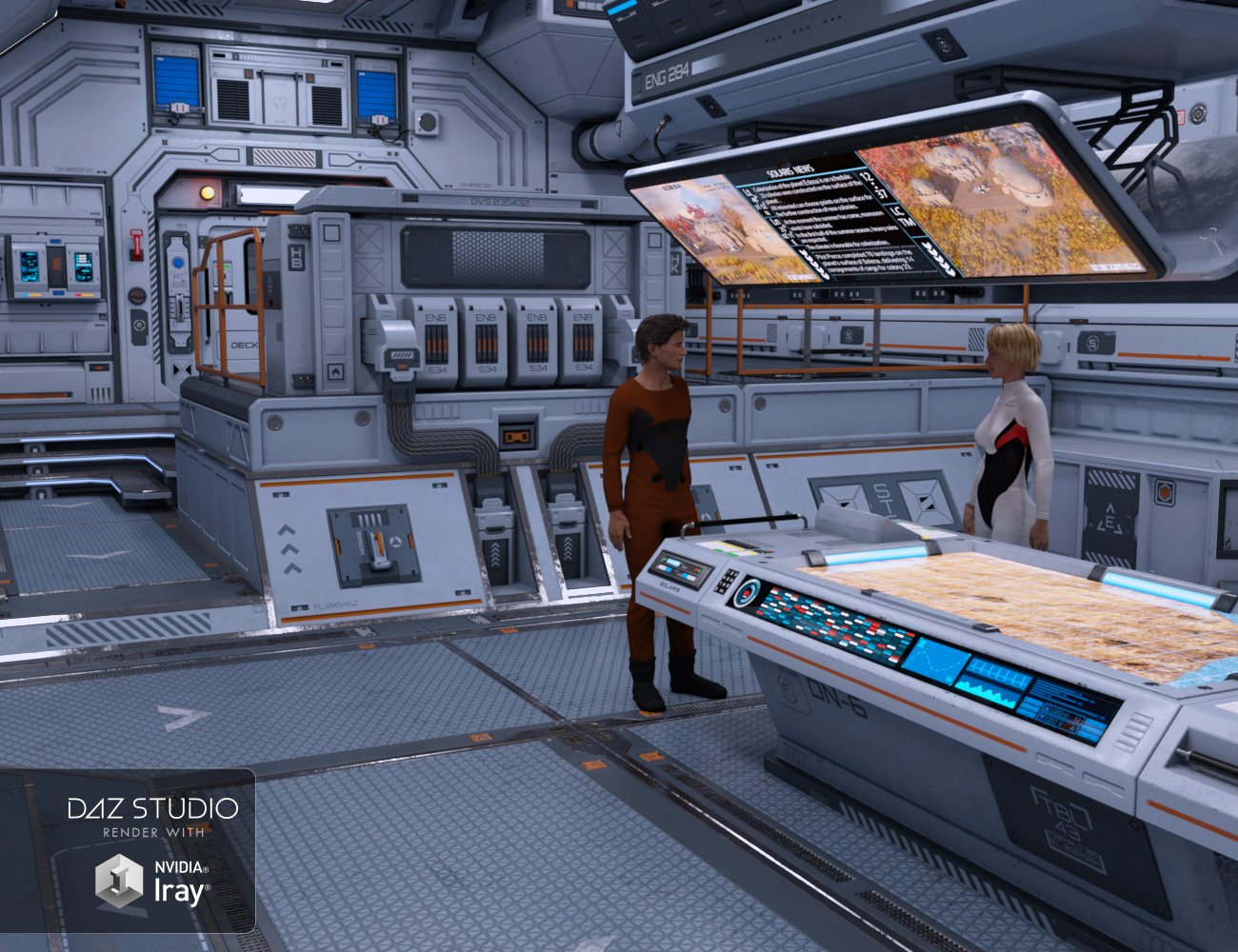 Solaris Control Cabin Solaris Control Cabin by: petipet, 3D Models by Daz 3D
