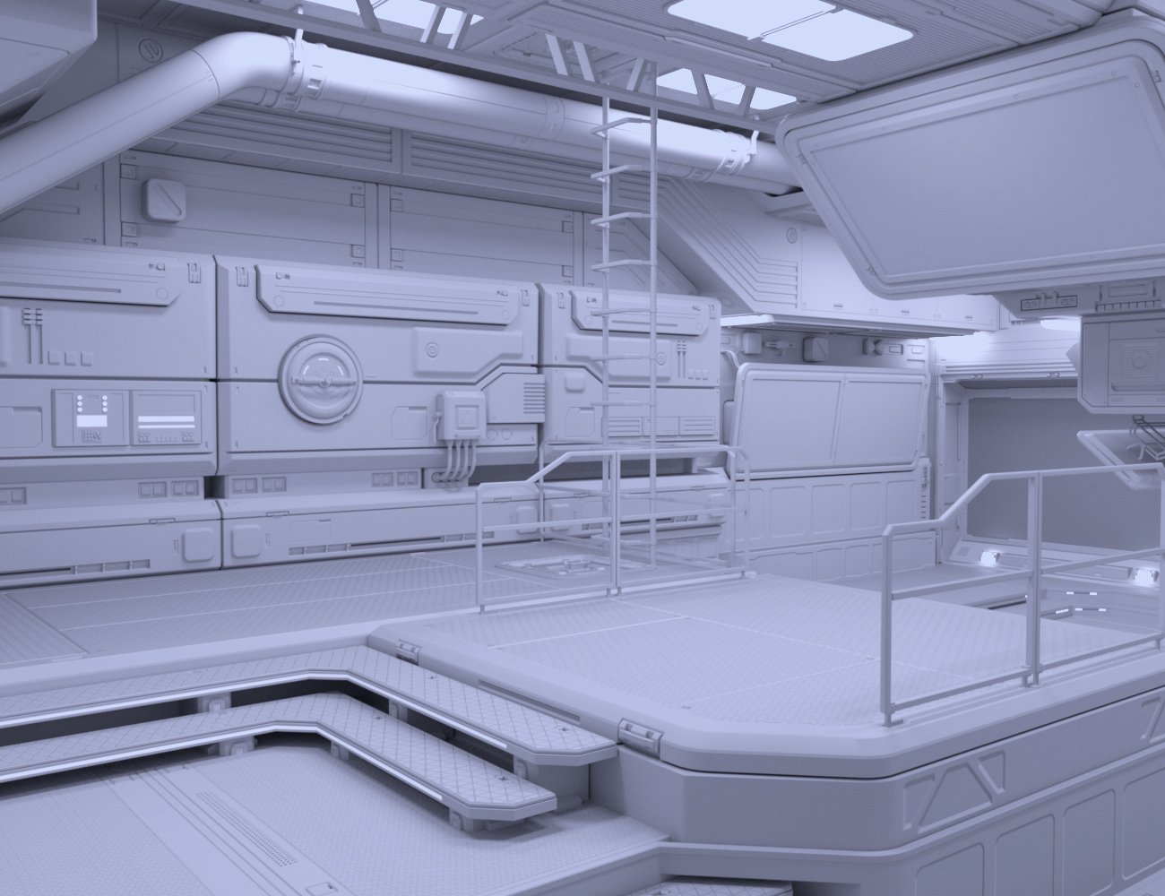 Solaris Control Cabin by: petipet, 3D Models by Daz 3D