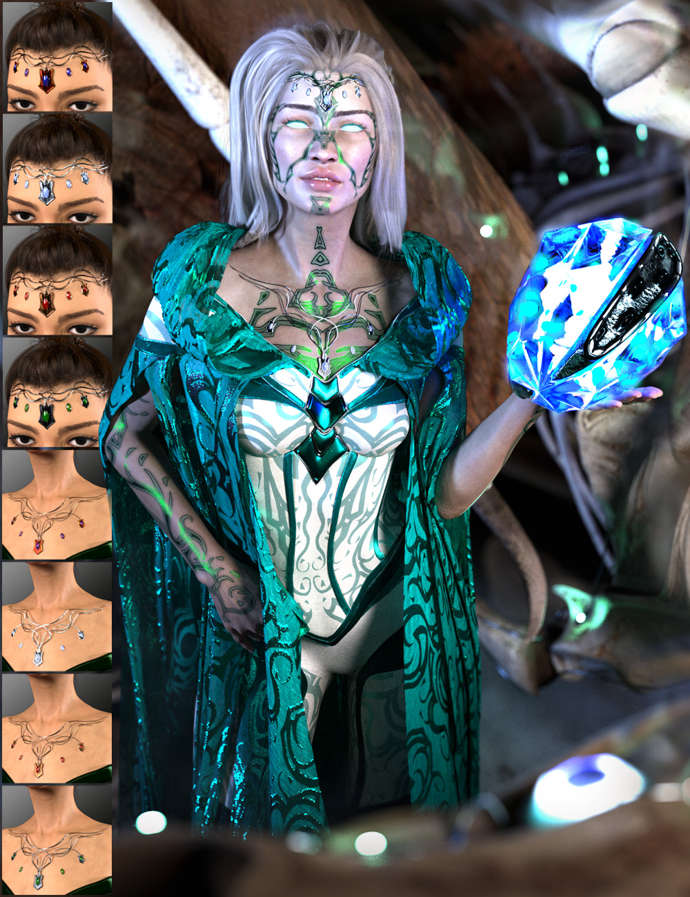 Sezaen Bone Conjurer Addons by: ArkiDarwins Mishap(s), 3D Models by Daz 3D