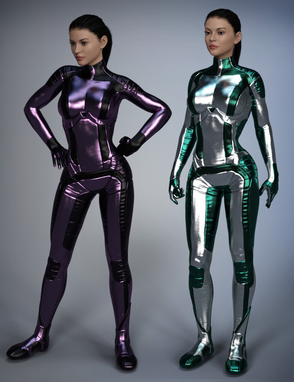 Space Uniform for Genesis 8 Female(s) by: smay, 3D Models by Daz 3D