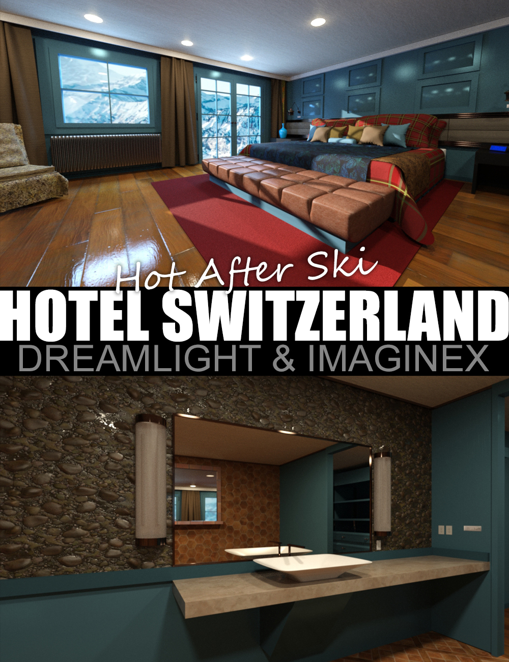 Hotel Switzerland - Hot After Ski by: ImagineXDreamlight, 3D Models by Daz 3D