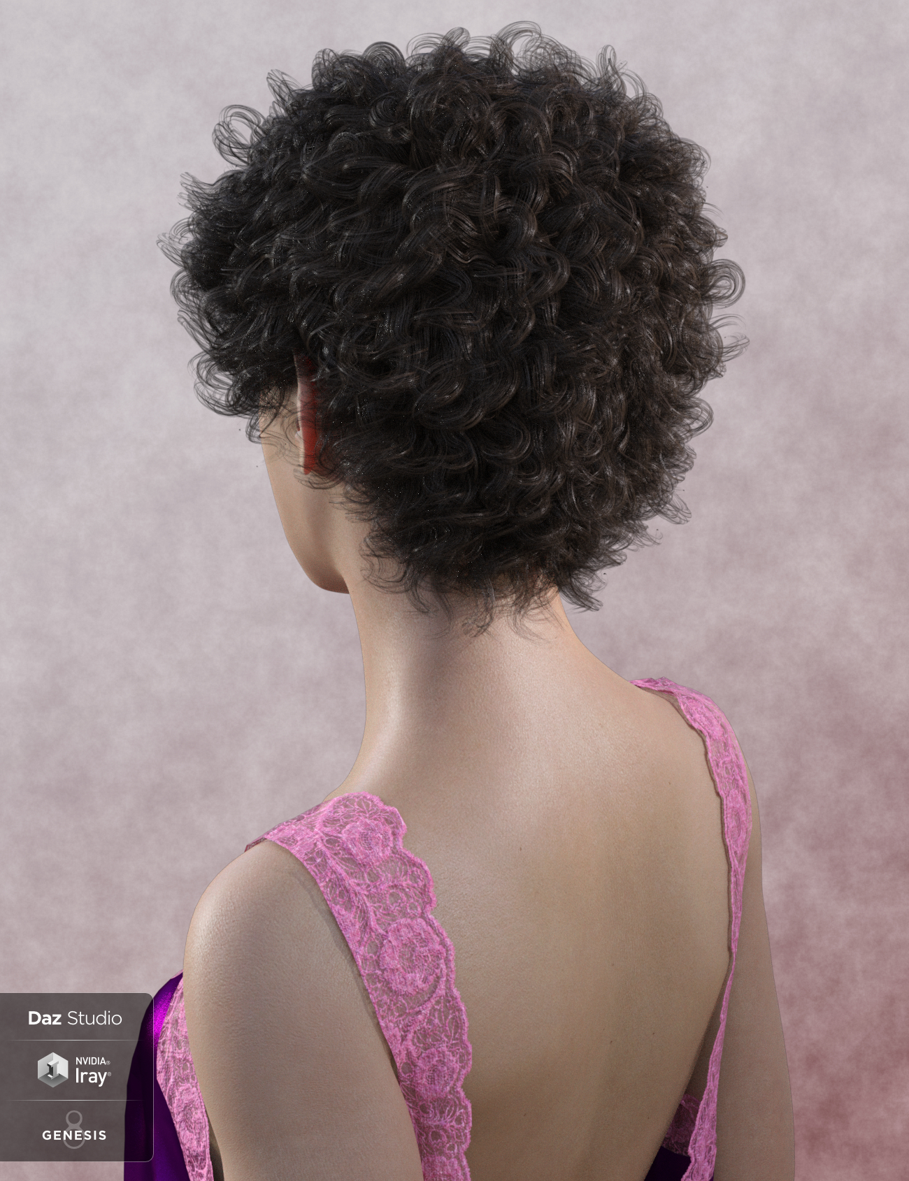 Leon Hair for Genesis 8 Female(s) by: Vyusur, 3D Models by Daz 3D
