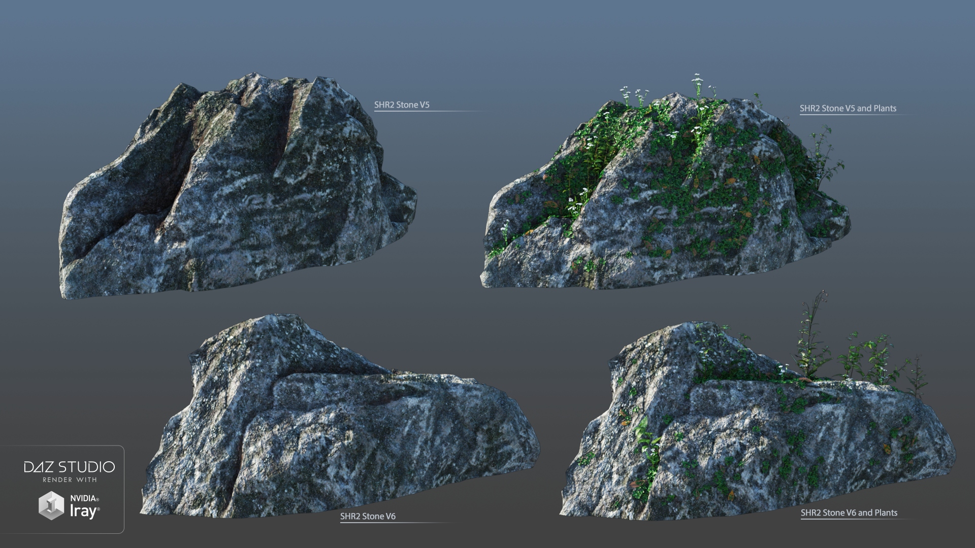 Stones HR 2 by: Andrey Pestryakov, 3D Models by Daz 3D