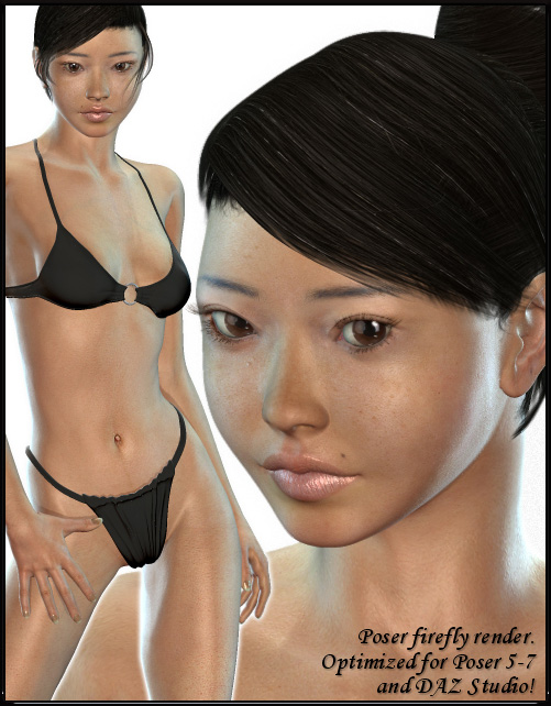 Sakura for V4 by: Morris, 3D Models by Daz 3D