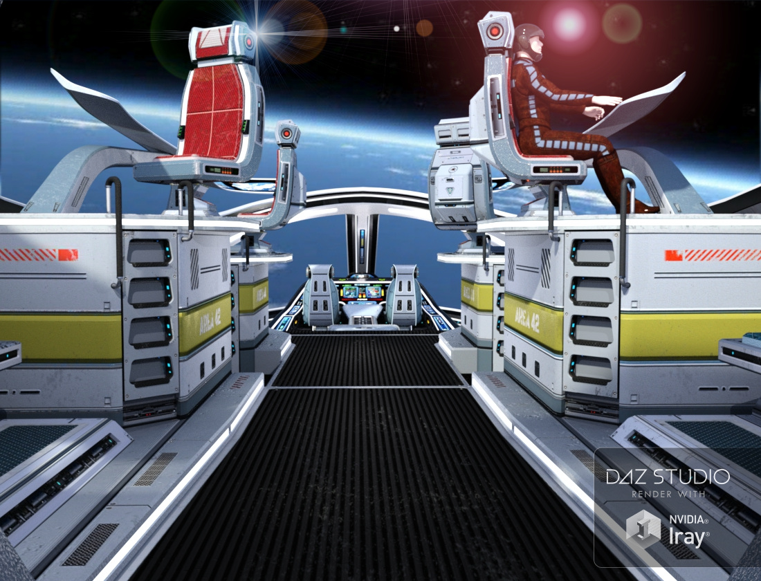StarJet Cockpit by: Kibarreto, 3D Models by Daz 3D