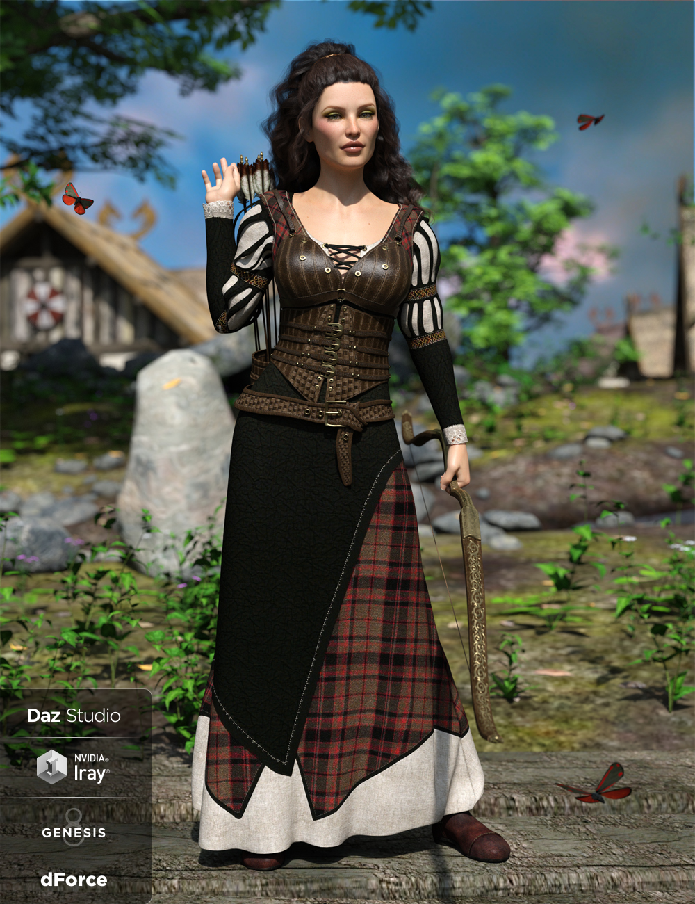 dForce Meadow Whispers Outfit Textures dForce Meadow Whispers Outfit Textures by: DirtyFairy, 3D Models by Daz 3D