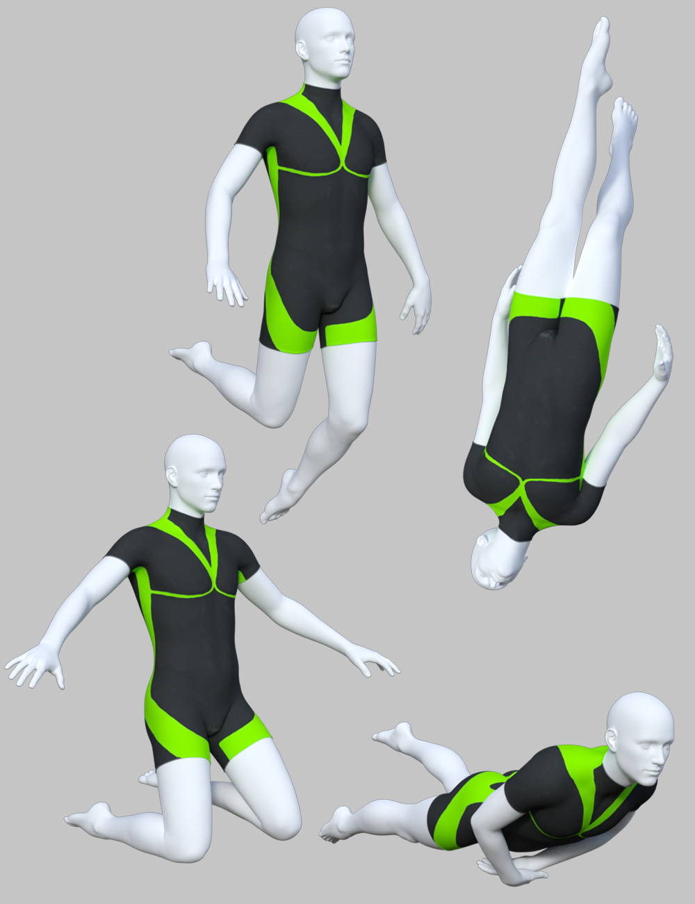 Scuba Gear for Genesis 3 Male by: dglidden, 3D Models by Daz 3D