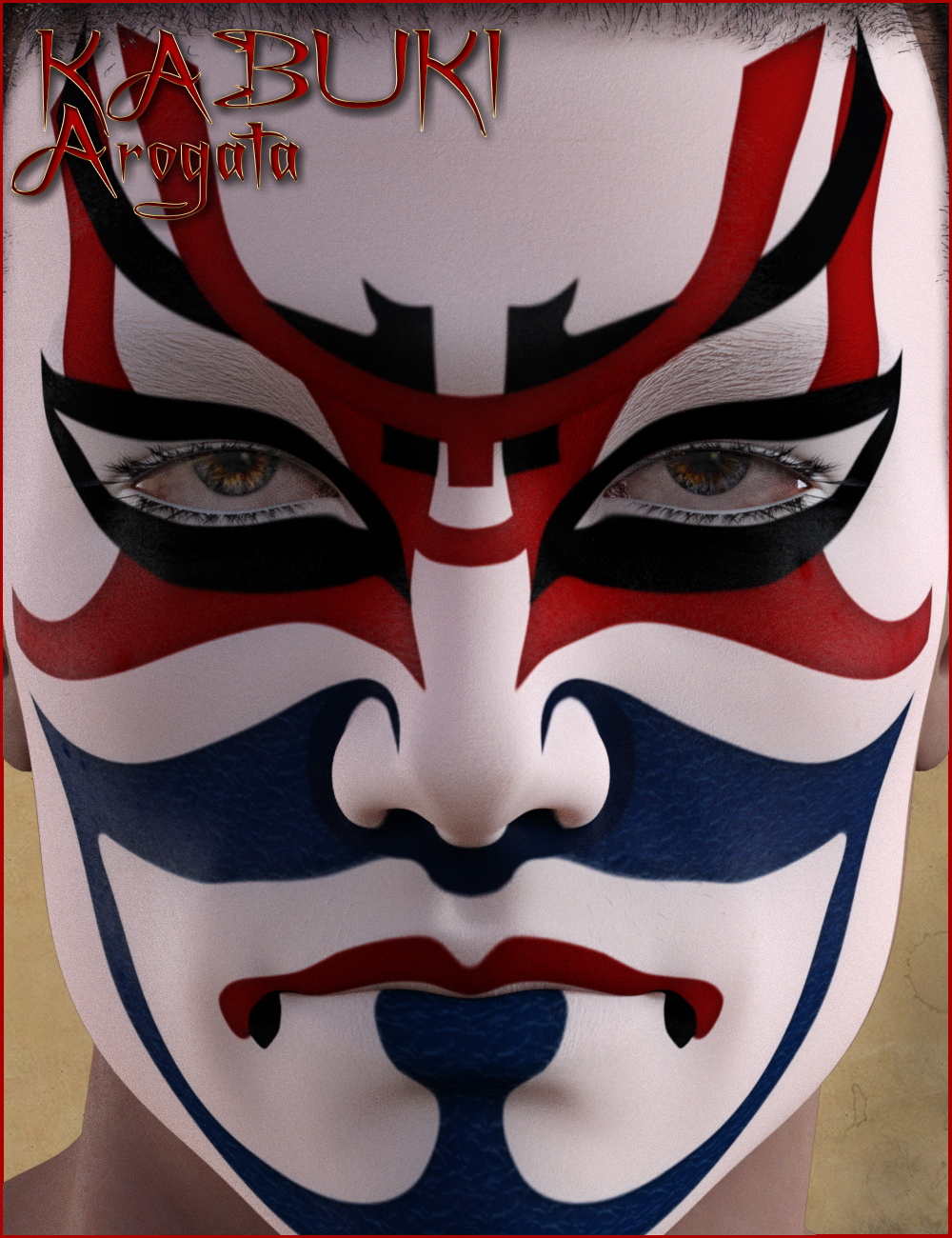 Kabuki Arogata for Genesis 8 Male(s) by: gypsyangelilona, 3D Models by Daz 3D