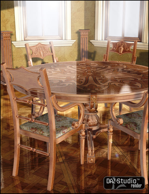 Regency Furniture Pack 1 Regency Furniture Pack 1 by: , 3D Models by Daz 3D