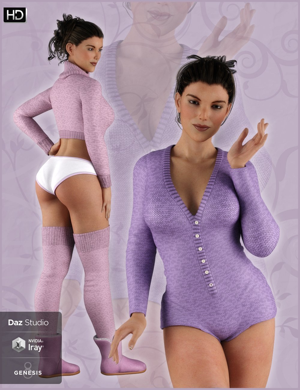 Angel Secrets Wool Edition for Genesis 8 Female(s) by: Val3dart3D Sugar, 3D Models by Daz 3D