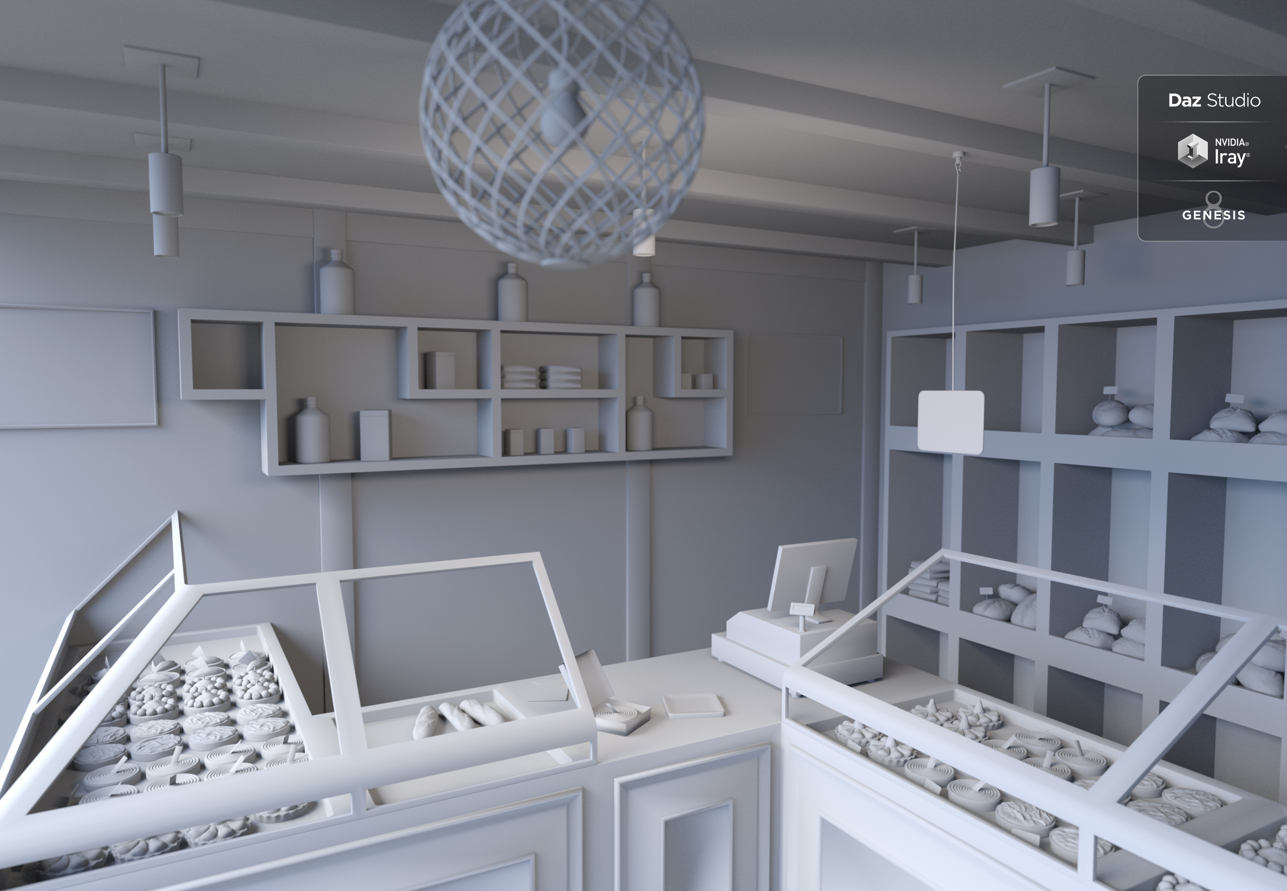 Bakery by: Mely3D, 3D Models by Daz 3D