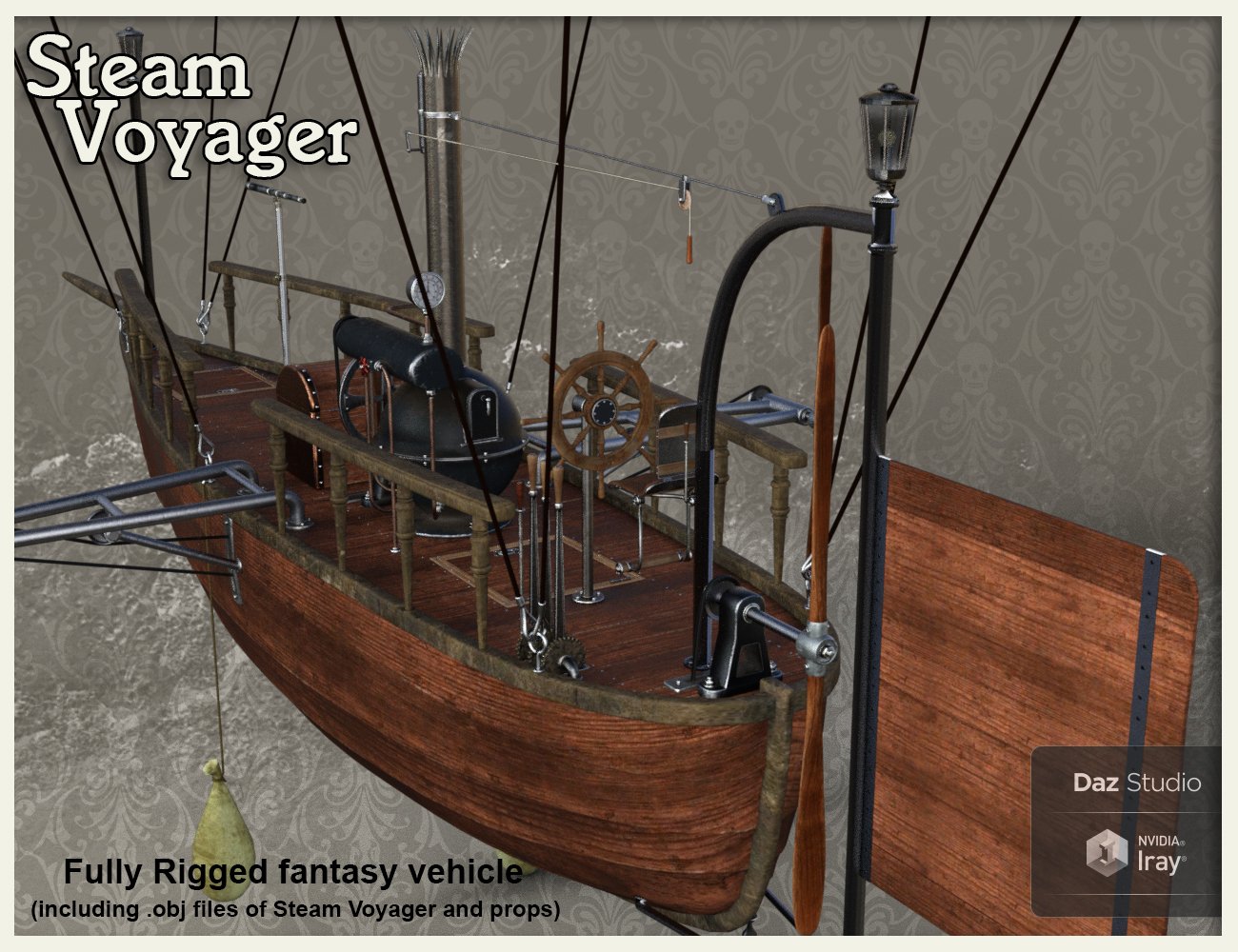 Steam Voyager Steam Voyager by: Td3d, 3D Models by Daz 3D