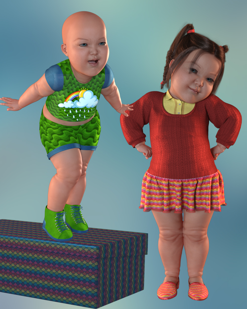 Baby Oh Baby Shaders and Decals by: hotlilme74TwiztedMetal, 3D Models by Daz 3D