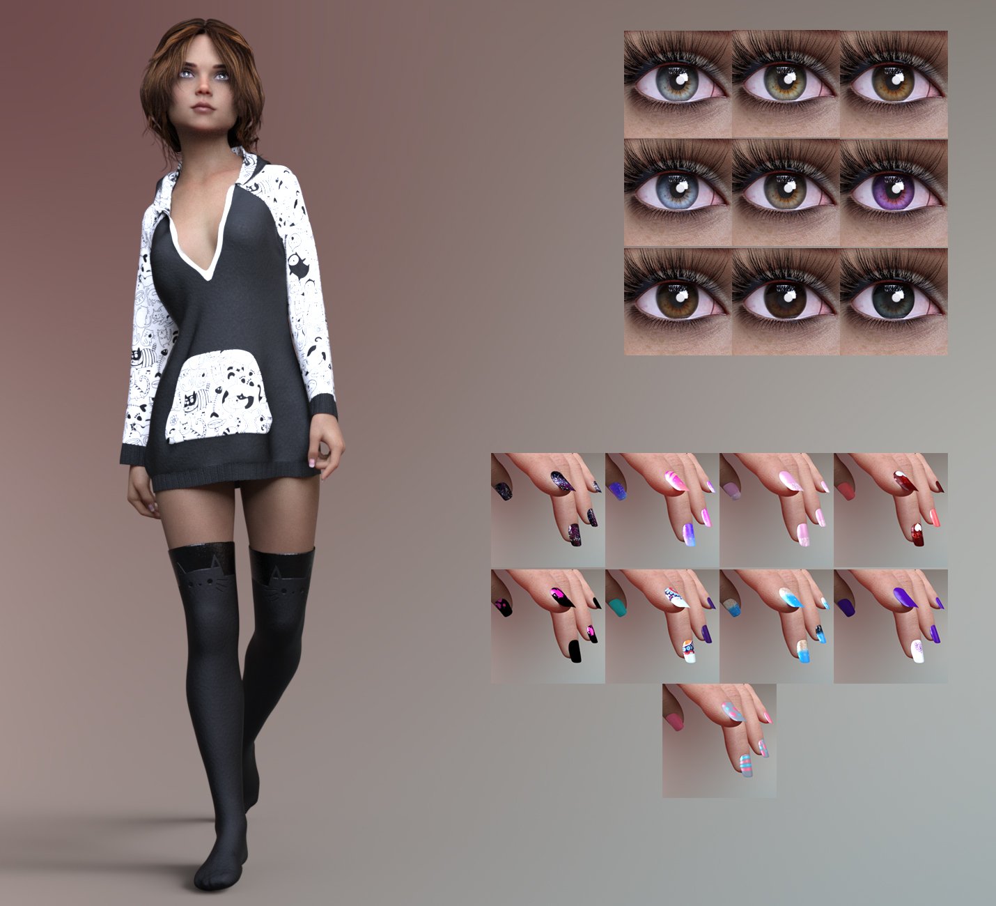 Carolina HD for Genesis 8 Female Carolina HD for Genesis 8 Female by: AnainAkasha, 3D Models by Daz 3D