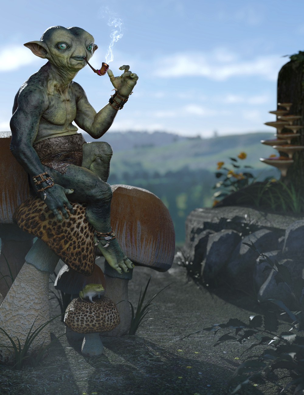 Mervin the Alien HD for Genesis 8 Male Mervin the Alien HD for Genesis 8 Male by: Josh Crockett, 3D Models by Daz 3D