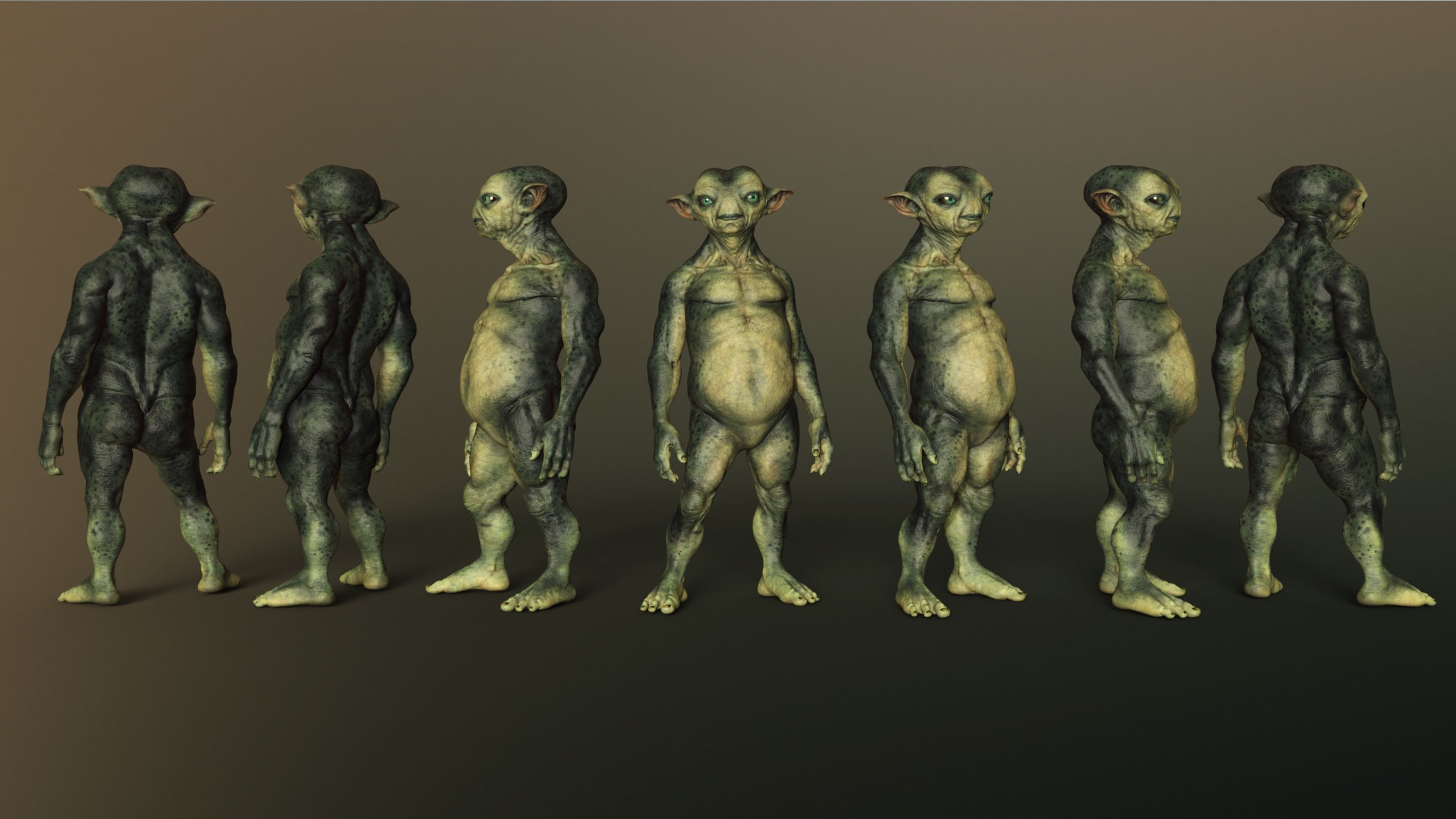 Mervin the Alien HD for Genesis 8 Male by: Josh Crockett, 3D Models by Daz 3D