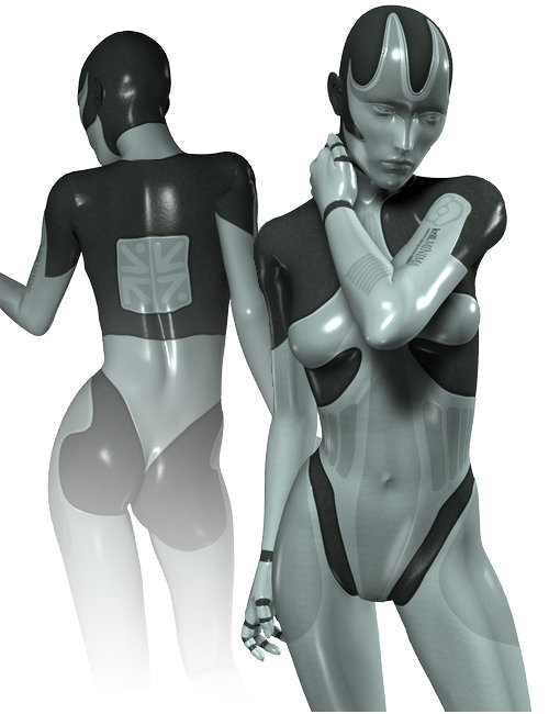 krill.MINIMA Cyborg for V4 by: Shimuzu, 3D Models by Daz 3D