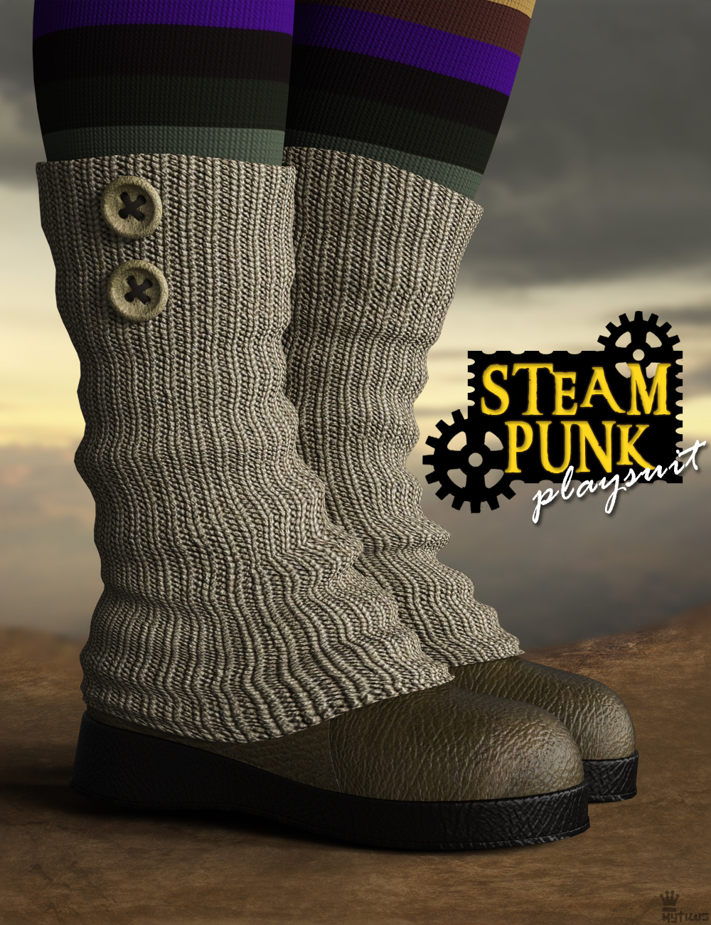 Steampunk Playsuit Outfit Set for Genesis 8 Female(s) Steampunk Playsuit Outfit Set for Genesis 8 Female(s) by: Mytilus, 3D Models by Daz 3D