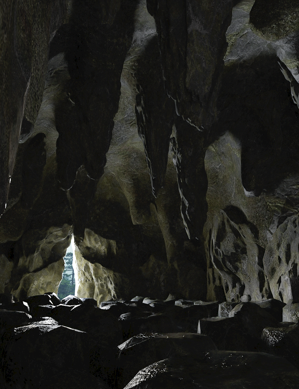 Nibir Cave by: Digitallab3D, 3D Models by Daz 3D