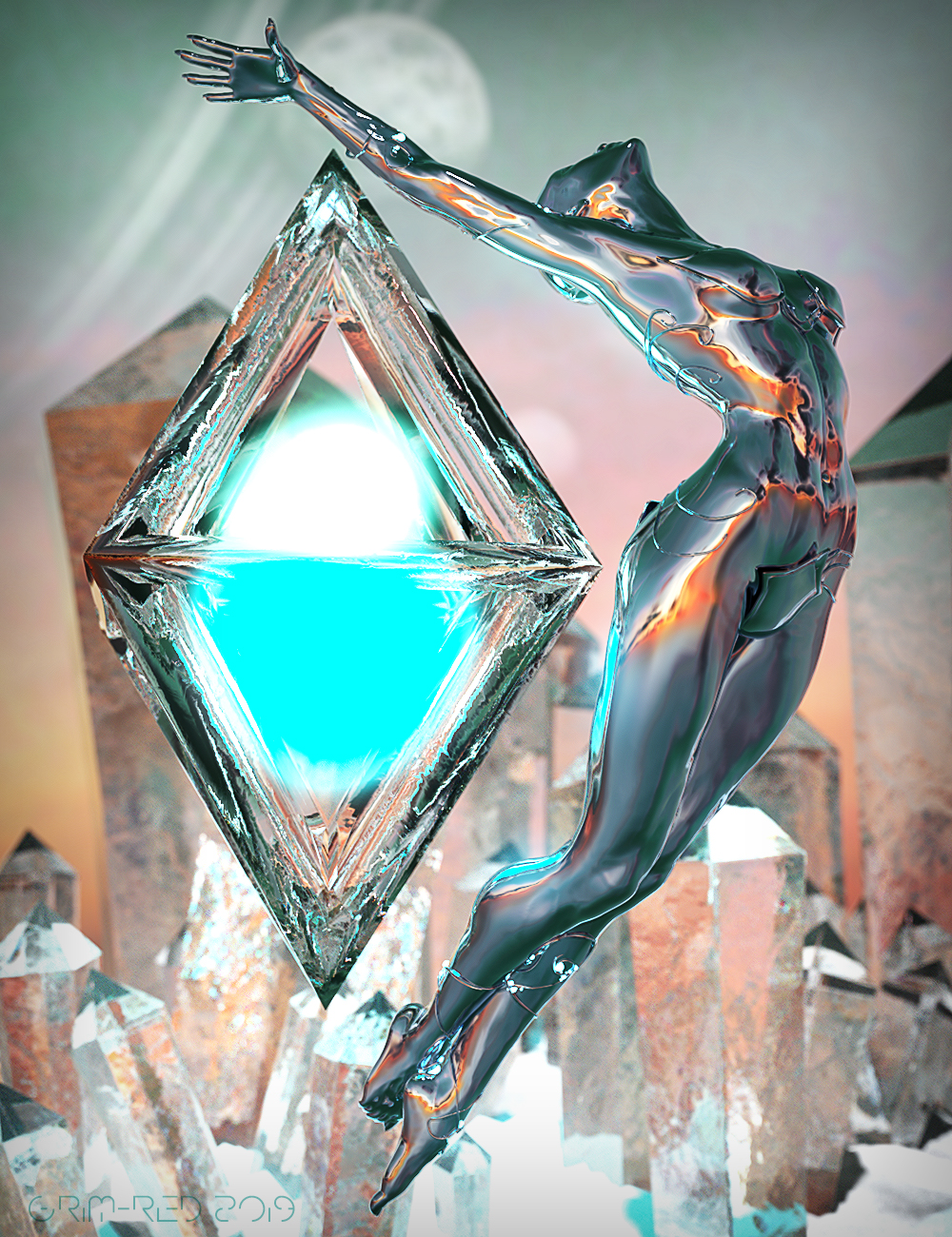 World of Glass: Crystal Spires World of Glass: Crystal Spires by: Arki, 3D Models by Daz 3D