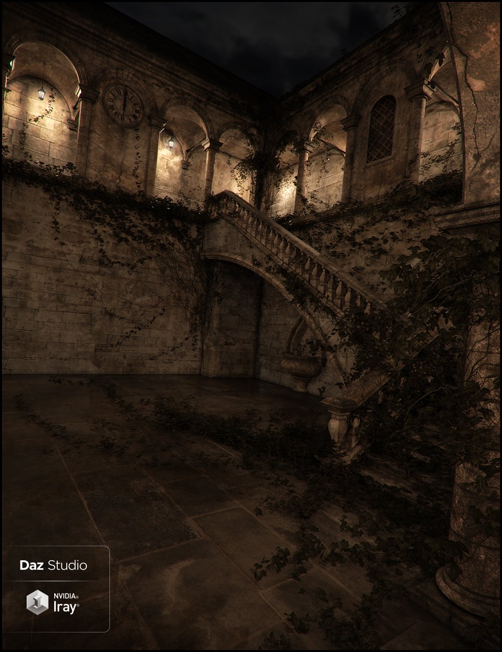 Trinity Atrium Fallen Iray Addon Trinity Atrium Fallen Iray Addon by: Jack Tomalin, 3D Models by Daz 3D