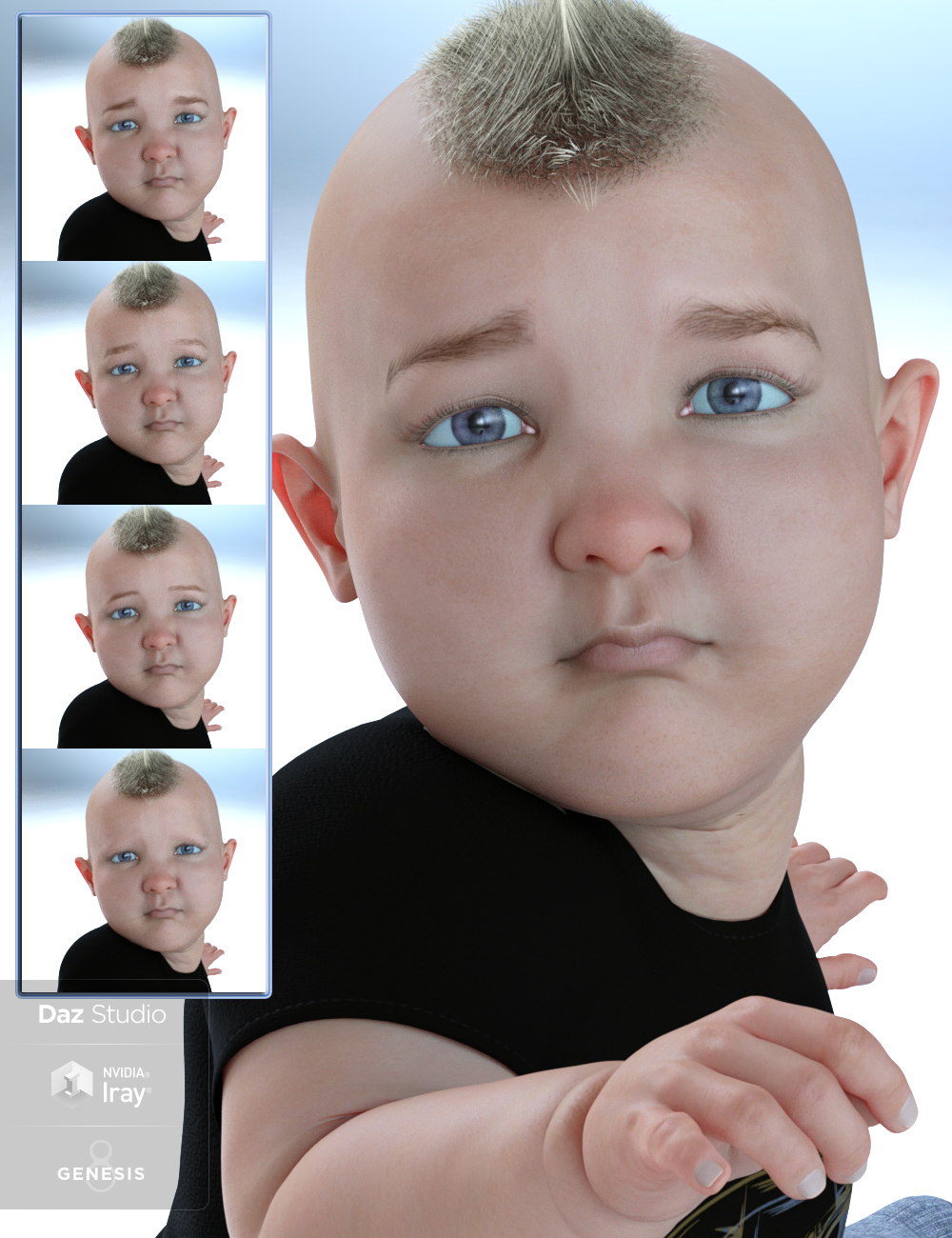 Gage for Tobyn 8 HD for Genesis 8 Male by: Darwins Mishap(s), 3D Models by Daz 3D