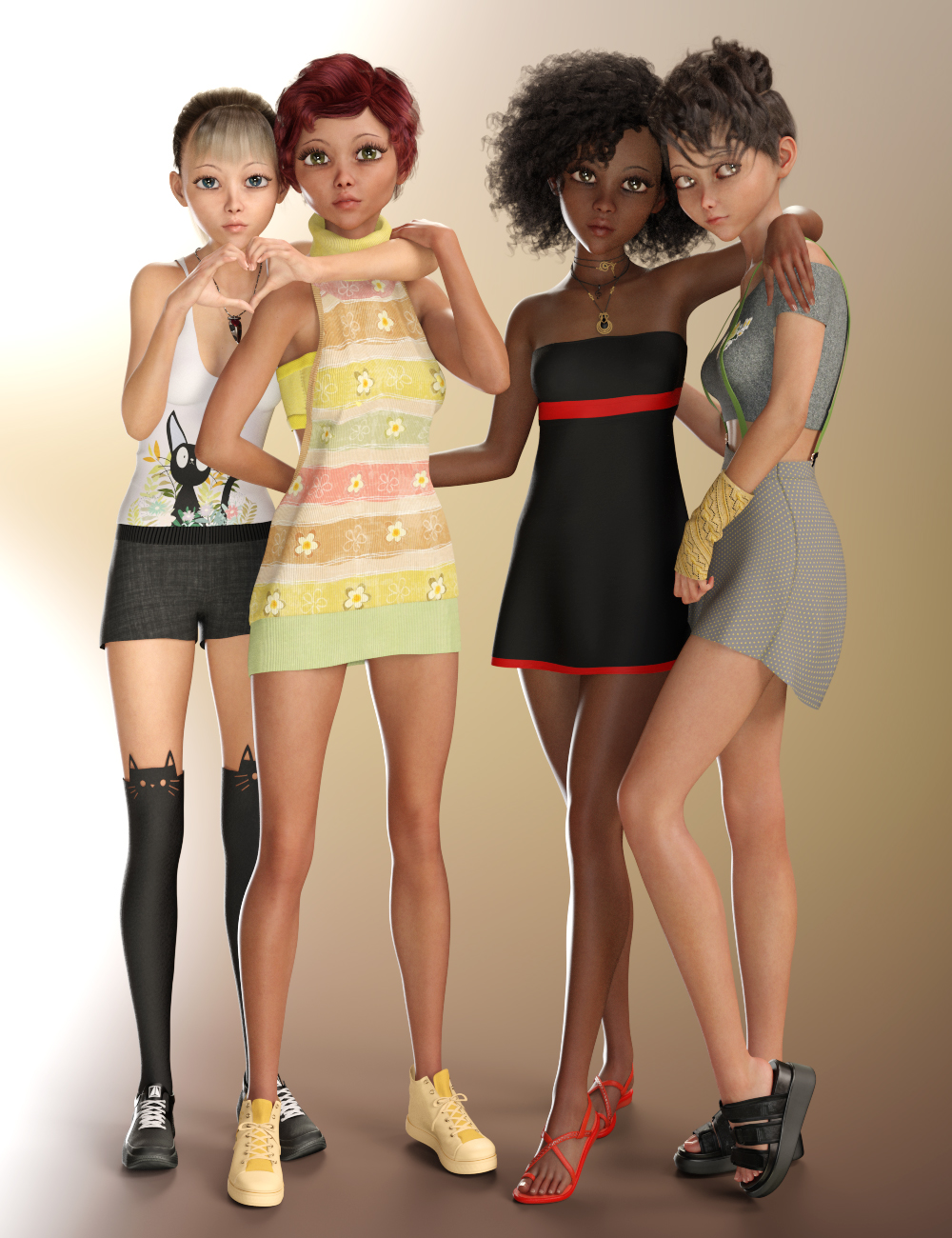Diva Remix - Toons for Tika 8 by: 3Diva, 3D Models by Daz 3D