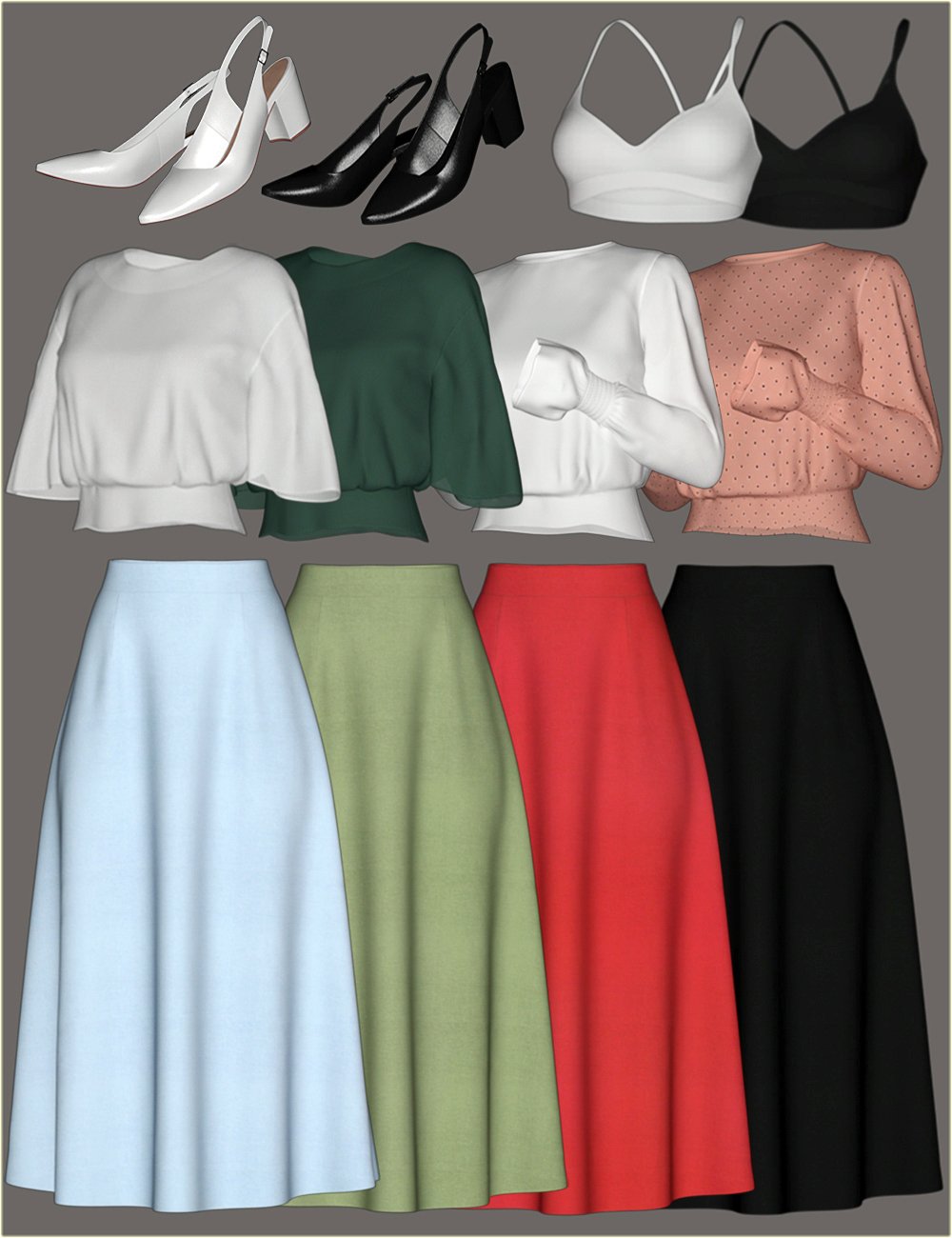 dForce H&C Long Skirt Outfit for Genesis 8 Female(s) dForce H&C Long Skirt Outfit for Genesis 8 Female(s) by: IH Kang, 3D Models by Daz 3D