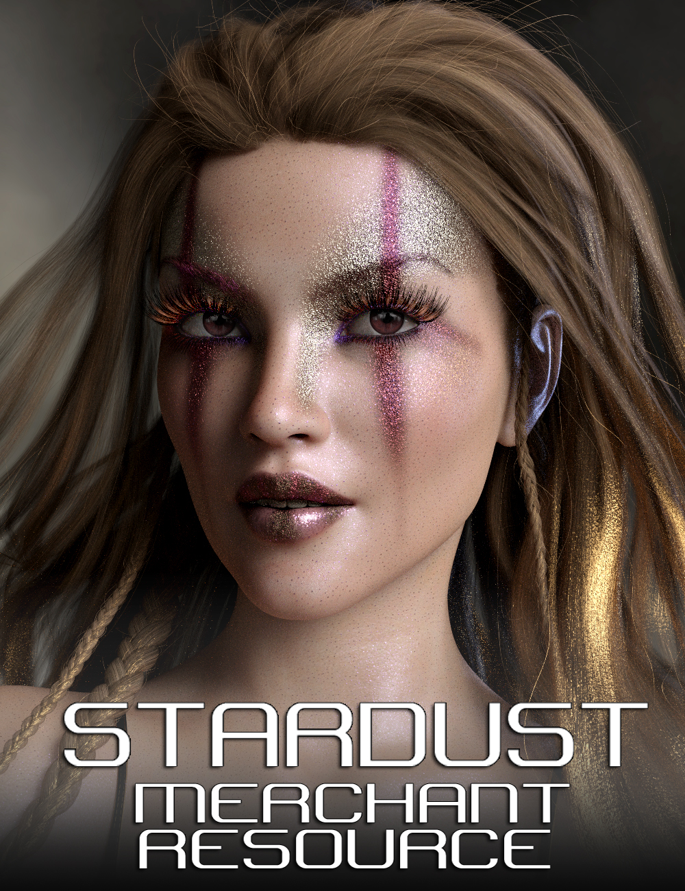 Stardust Glitter Makeup Merchant Resource Bundle by: SR3OziChick, 3D Models by Daz 3D