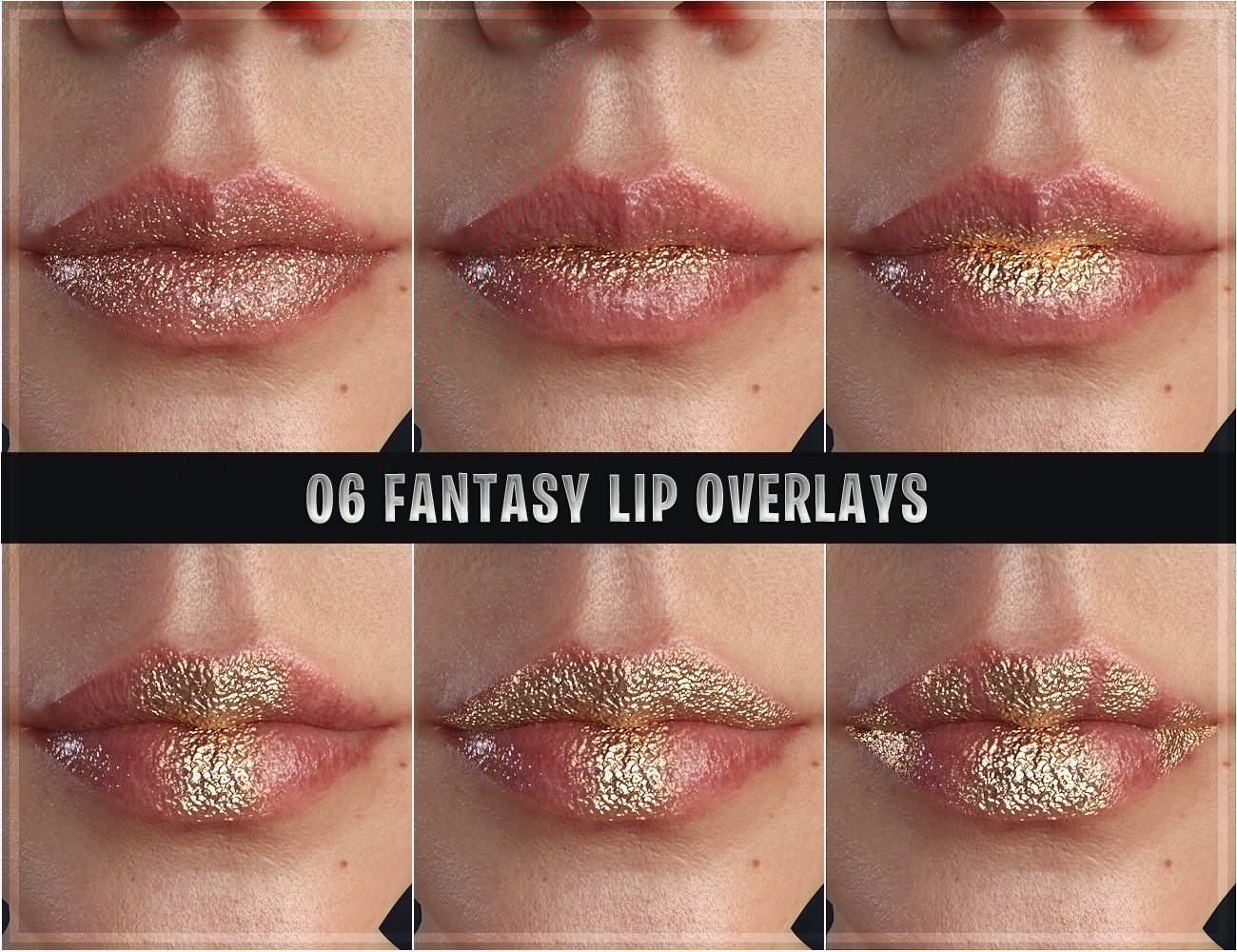 Stardust Glitter Makeup Merchant Resource Bundle Daz 3D