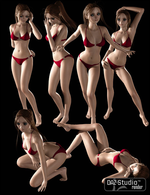 Attitude Poses by: Skyewolf, 3D Models by Daz 3D