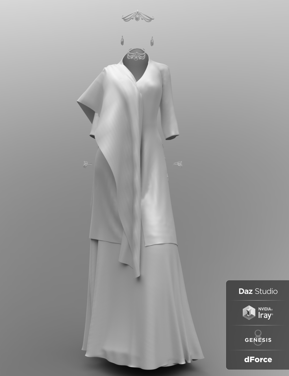 dForce Amara Outfit for Genesis 8 Female(s) dForce Amara Outfit for Genesis 8 Female(s) by: Barbara BrundonMoonscape GraphicsSadeUmblefugly, 3D Models by Daz 3D