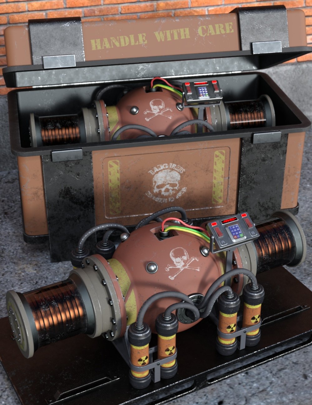 Sci-Fi Doomsday Device by: Nightshift3D, 3D Models by Daz 3D