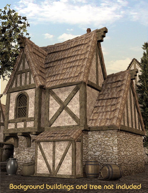 Medieval Shop by: Faveral, 3D Models by Daz 3D