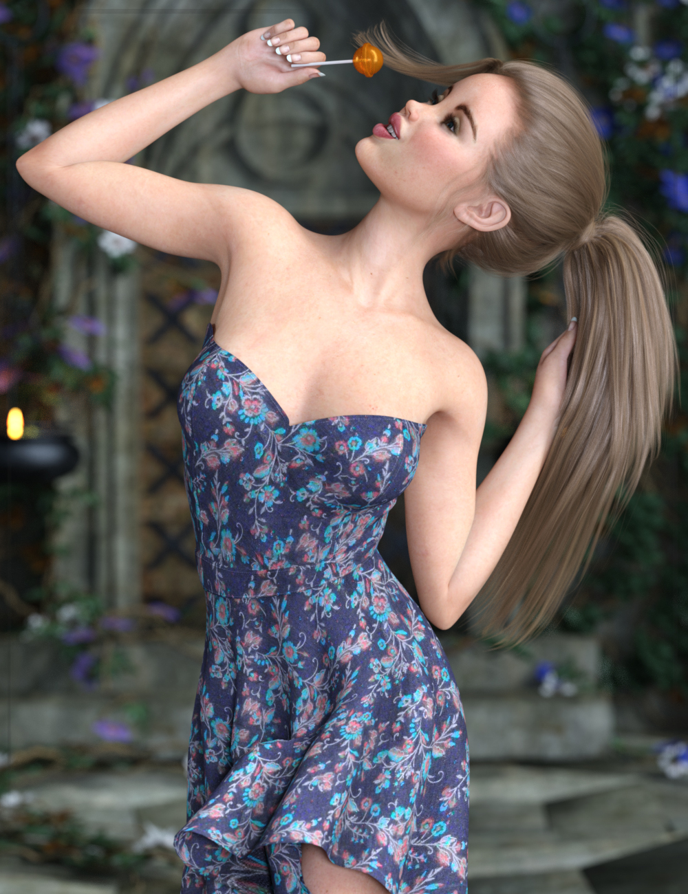 Z Sweet Lollies Props and Poses for Genesis 3 and 8 Female by: Zeddicuss, 3D Models by Daz 3D