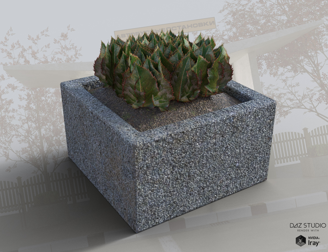 Soviet Bus Stop Forlorn Soviet Bus Stop Forlorn by: David BrinnenForbiddenWhispers, 3D Models by Daz 3D
