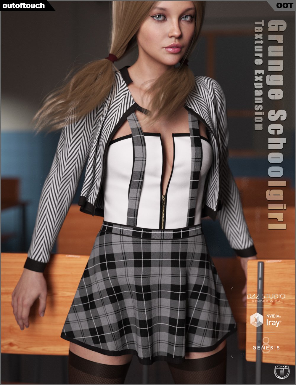 Grunge Schoolgirl Textures Expansion | Daz 3D