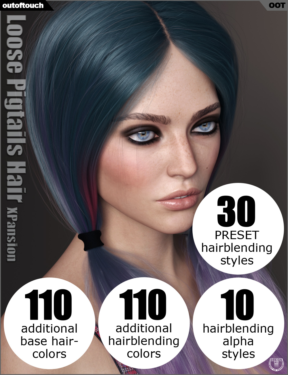 Weird Texture Issue with Topmodel Updo Hair and OOT Hairblending 2.0 for  Genesis 3 Female(s) - Page 2 - Daz 3D Forums