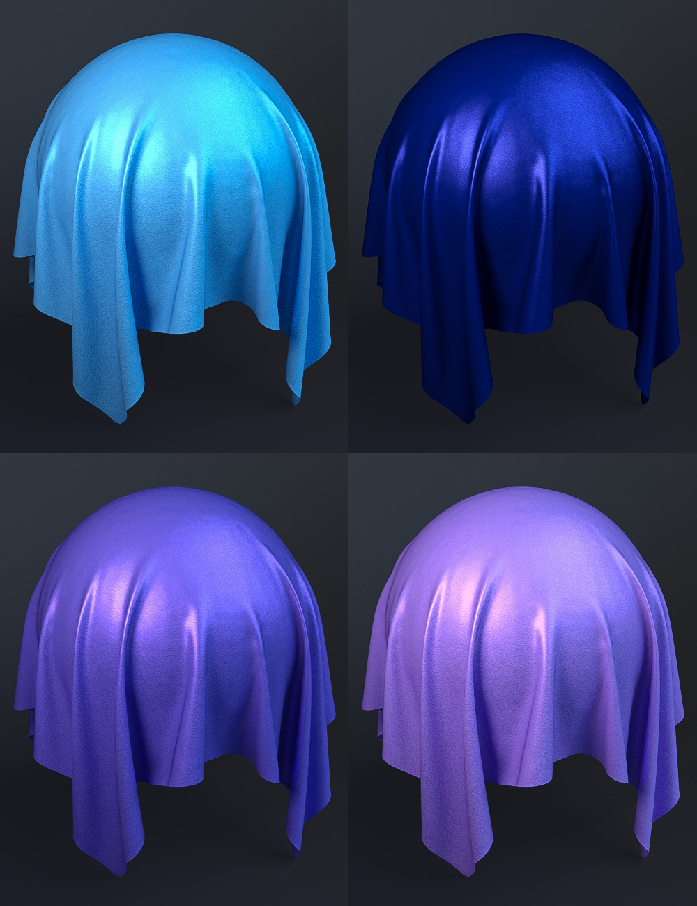 Shiny Fabric Iray Shaders by: JGreenlees, 3D Models by Daz 3D