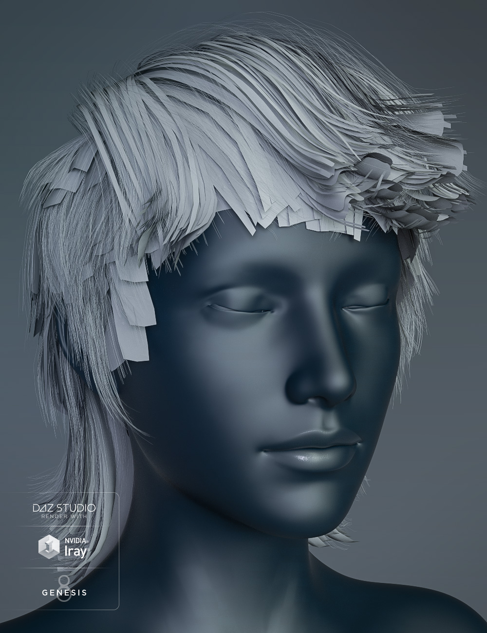 Fallow Hair for Genesis 8 Female(s) by: goldtassel, 3D Models by Daz 3D