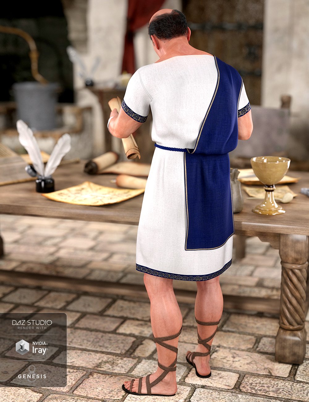 dForce Toga Outfit for Genesis 8 Male(s) dForce Toga Outfit for Genesis 8 Male(s) by: 3D-GHDesignNikisatezSade, 3D Models by Daz 3D
