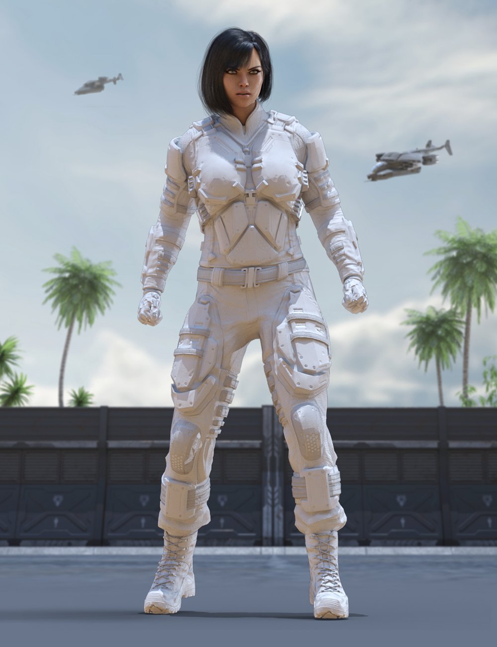 ATLAS Armored Suit for Genesis 8 | Daz 3D