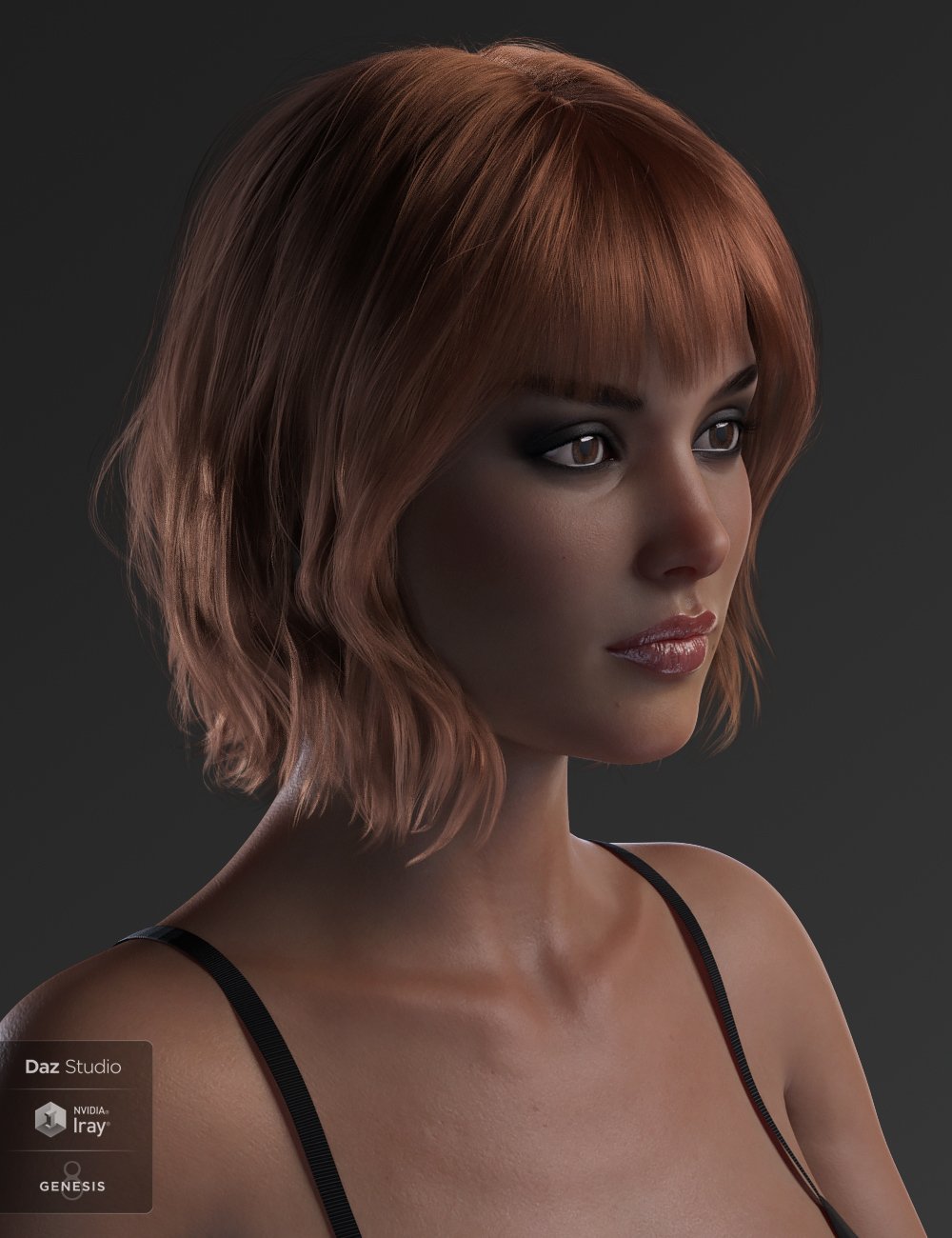 Taylor Hair For Genesis 8 Female(s) | Daz 3D